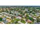 A high-angle aerial view of a lovely neighborhood, showcasing the home at 5126 15Th W Ave, Bradenton, FL 34209