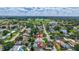 Aerial shot of a house in a serene neighborhood near a golf course at 5126 15Th W Ave, Bradenton, FL 34209