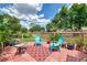 Charming outdoor patio with comfortable seating, ideal for entertaining or relaxing at 6011 91St E St, Bradenton, FL 34202