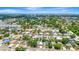 Scenic aerial view of the residential neighborhood with lush greenery and cozy homes at 609 25Th W Ave, Bradenton, FL 34205
