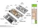 Detailed floor plan showing layout of the home's three floors, including the kitchen, living room, and bedrooms at 6250 Holmes Blvd # 63, Holmes Beach, FL 34217