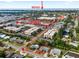 Aerial view of a neighborhood close to restaurants, Siesta Key, and Publix at 6442 Colonial Dr, Sarasota, FL 34231
