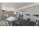 This screened patio is perfect for outdoor dining and relaxation at 6503 32Nd W Ave, Bradenton, FL 34209