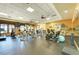 Fully equipped gym featuring state-of-the-art exercise machines and ample space for a comprehensive workout at 6907 Grand Estuary Trl # 104, Bradenton, FL 34212