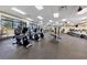 Well-equipped fitness center featuring modern exercise machines and plenty of natural light at 6907 Grand Estuary Trl # 104, Bradenton, FL 34212