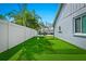 Enjoy outdoor recreation in this backyard with a mini golf putting green at 6909 34Th W Ave, Bradenton, FL 34209
