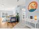 Open-concept living room with stylish decor and plenty of natural light at 6909 34Th W Ave, Bradenton, FL 34209