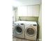 Laundry room with washer, dryer, storage cabinets, offering functionality and storage at 802 Capri Isles Blvd # 231, Venice, FL 34292