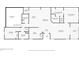 Detailed floor plan showcasing layout with primary bedroom, living room, kitchen, office, and lanai dimensions at 8541 Whispering St, Sarasota, FL 34240