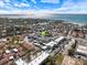 Beautiful aerial view showcases the complex with pools, landscaping and proximity to the beach at 116 Vista Hermosa Cir # 204C, Sarasota, FL 34242
