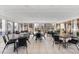 Bright and airy meeting room with large windows and several tables at 116 Vista Hermosa Cir # 204C, Sarasota, FL 34242