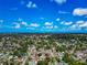 An aerial view shows the home nestled in a vibrant neighborhood with convenient access to local amenities at 2004 19Th W St, Bradenton, FL 34205