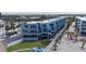 Beachfront condo with private balconies, lush landscaping and outdoor dining area at 2400 N Beach Rd # 1, Englewood, FL 34223