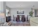 Dining room features a large table and modern decor at 3430 77Th W St # 103, Bradenton, FL 34209
