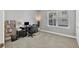 Bright office space with large window and neutral carpet at 3430 77Th W St # 103, Bradenton, FL 34209