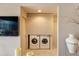 Laundry area with full size washer and dryer at 4244 Central Sarasota Pkwy # 726, Sarasota, FL 34238