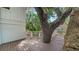 Spacious deck featuring mature trees growing from the floor at 4514 Trails Dr, Sarasota, FL 34232
