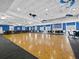 Expansive ballroom with hardwood floors and elegant decor at 4745 Independence Dr # 4745, Bradenton, FL 34210