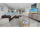 Inviting living room featuring a plush sectional sofa and an entertainment center at 4745 Independence Dr # 4745, Bradenton, FL 34210