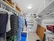 Well-organized walk-in closet with ample shelving at 4745 Independence Dr # 4745, Bradenton, FL 34210