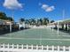 Enjoy outdoor games at the community shuffleboard courts with benches and sun shades at 5268 Boca Raton Ave, Sarasota, FL 34234