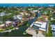 Waterfront property with boat dockage, lush landscaping, and easy access to waterways at 681 Avenida De Mayo, Sarasota, FL 34242