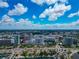 Wide shot showing a city skyline with modern buildings, clear skies, and stunning views at 101 S Gulfstream Ave # 16C, Sarasota, FL 34236