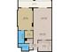 Detailed floor plan showcasing layout of the home with dimensions for each room and balcony at 101 S Gulfstream Ave # 16C, Sarasota, FL 34236
