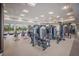 Well-equipped gym featuring modern weight machines and fitness equipment with mirrored walls at 16807 Barnwood Pl, Bradenton, FL 34211