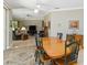 Open floor plan features a dining room leading into the living space at 2067 Tocobaga Ln, Nokomis, FL 34275