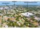 Aerial view with the location of the home near Gulf Gate Village, Siesta Key, and Gulf Gate Elementary School at 2726 Silver King Way, Sarasota, FL 34231