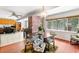 Dining room with view to both office and backyard at 2726 Silver King Way, Sarasota, FL 34231