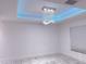 Bright bedroom featuring neutral walls, recessed lighting, and modern chandelier at 2881 Pope St, North Port, FL 34287