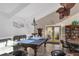 A comfortable game room with a pool table and cozy seating area at 3269 Beneva Rd # 203, Sarasota, FL 34232