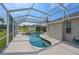 Gorgeous screened-in pool area offering a luxurious outdoor living experience at 3309 45Th E Ave, Bradenton, FL 34203