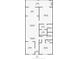 Detailed floorplan showcasing the layout of the home, including room dimensions and features at 3702 Lake Bayshore K-412 Dr # 412, Bradenton, FL 34205