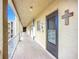 Exterior hallway showing unit entrance and view of the complex at 3702 Lake Bayshore K-412 Dr # 412, Bradenton, FL 34205