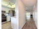 Modern kitchen with stainless steel appliances and granite countertops at 3702 Lake Bayshore K-412 Dr # 412, Bradenton, FL 34205