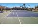 Well-maintained community tennis court with manicured landscaping at 3806 72Nd E Ter, Sarasota, FL 34243