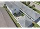An overhead view of houses with fenced yards and patios at 4811 Woodbrook Dr, Sarasota, FL 34243