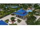 Community pavilion with picnic seating, providing a gathering space for residents at 5036 Brickell Park Cv, Bradenton, FL 34211