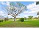 Beautiful view of the lake from the green lawn on a clear, sunny day at 523 Spring Lakes Blvd, Bradenton, FL 34210
