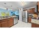 This well-designed kitchen offers stainless steel appliances and plenty of counter space at 5623 Wilde Oak Way, Sarasota, FL 34232