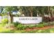Entrance sign to Garden Lakes community at 5810 Garden Lakes Palm, Bradenton, FL 34203