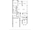 Detailed floor plan showcasing the layout of the home including bedrooms, bathrooms, kitchen, and living areas at 5987 Snowy Egret Dr, Sarasota, FL 34238