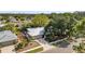 Aerial view of single-story home and neighborhood at 6512 Bowline Dr, Sarasota, FL 34231