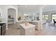 Bright kitchen with white countertops, stainless steel appliances, and an open layout at 661 Foggy Morn Ln, Bradenton, FL 34212