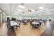 Inviting meeting room offers ample seating, natural light, and modern amenities at 720 S Green Cir, Venice, FL 34285