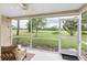 Screened lanai offers stunning golf course views, perfect for enjoying the outdoors at 7637 Sweetbay Cir, Bradenton, FL 34203