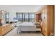 Bright bedroom with built-in wardrobe and views of the cityscape at 770 Palm Avenue # 903, Sarasota, FL 34236